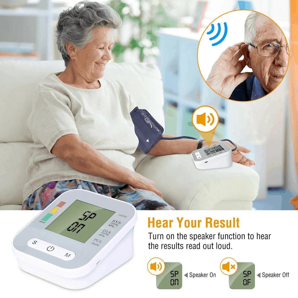 Digital blood pressor machine white Free hot water bag Digital blood pressor machine white Free hot water bag